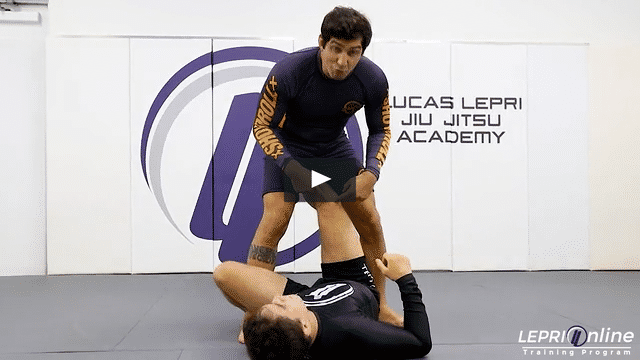 Guard Pass when Opponent Controls Own Shin to Guillotine