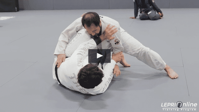 Side Control with Half Guard Escape to Sweep to Back Take