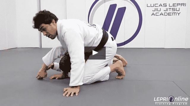 Arm and Collar Choke when Opponent Tries to Escape the Mount