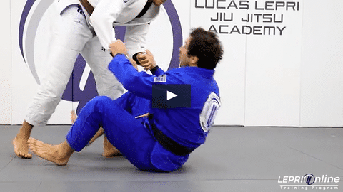 Open Guard to Sweep Attempt to Back Roll to Knee Cut Pass