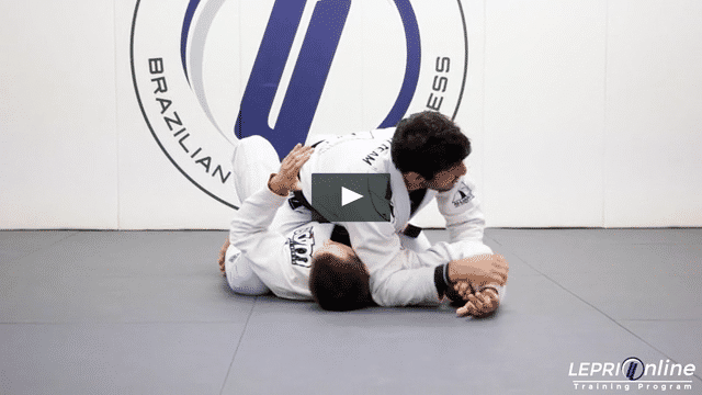Americana from Mount when Opponent Defends Cross Choke