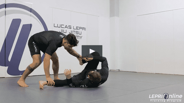 Open Guard to Leg Drag to Side Control to Back Take to Rear Naked Choke