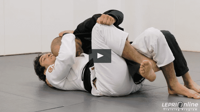Sweep Attempt from Reverse Half Guard to Leg Drag to Ezekiel Choke from the Back