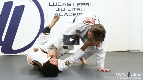 De La Riva to One Leg X to Straight Ankle Lock