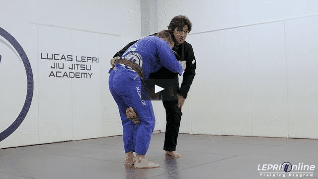 Single Leg Takedown Counter to Butterfly Sweep