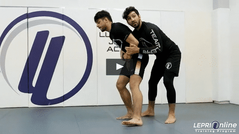 Standing Bicep Control to Side Step/Duck Under to Back Control