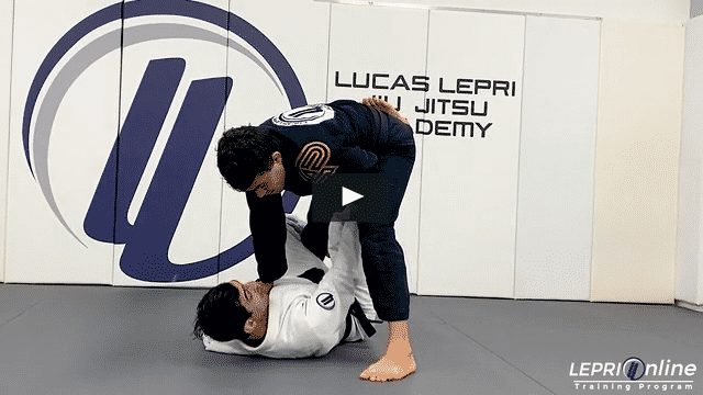 De La Riva to Sweep when Opponent Attempts to Pass