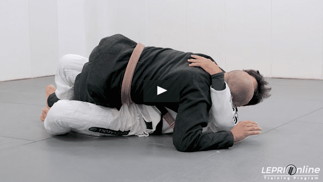 Half Guard Escape to Closed Guard or Mount