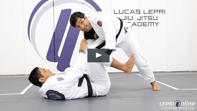 De La Riva Guard Pass Variation by Hugging Leg on Bottom to Back Take