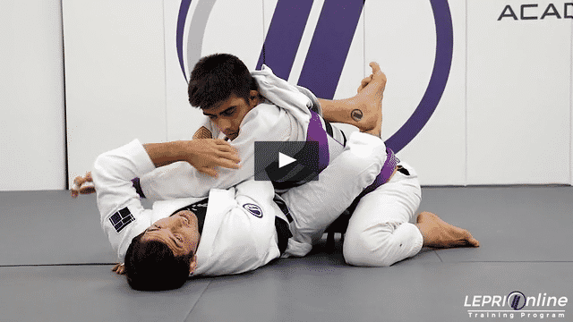Cross Choke Attempt to Collar and Arm Choke When Opponent Defends