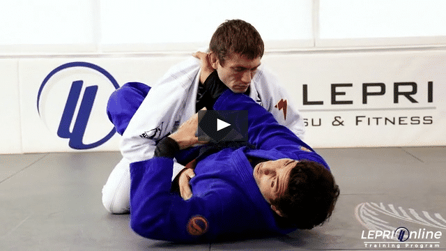 Cross Choke Submission from Closed Guard