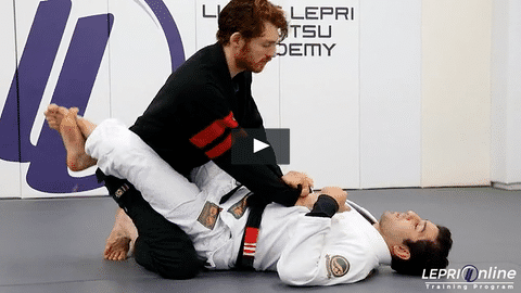 Closed Guard Sweep to Mount When Opponent Stands Up