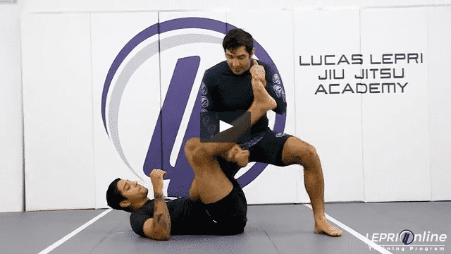 Heel Hook Escape Variation When Opponent Locks Legs to Back Take