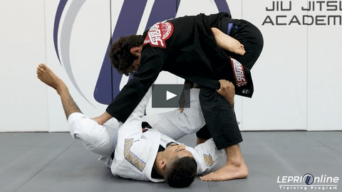 Open Guard with Collar and Lapel Control Defense Variation to North South