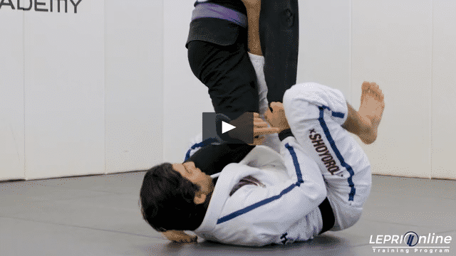 De La Riva to Omoplata Attempt or Sweep with Lapel Control