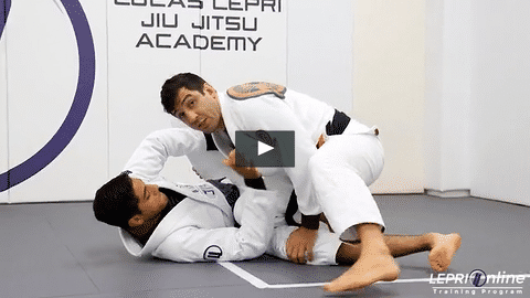 Lasso with Spider Guard Escape Variation to Knee Cut to Side Control