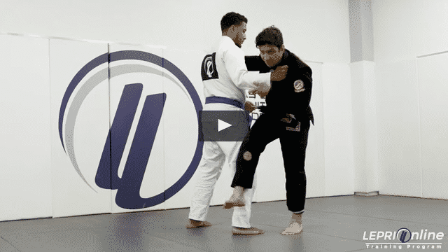 Osoto Gari Entry and Takedown to Knee On Belly