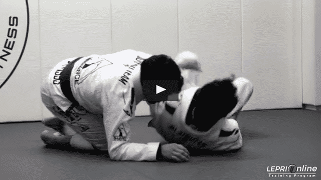 Seatbelt Back Take when an Opponent Defends by Rolling