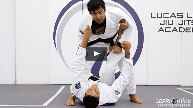 Spider Guard with Lapel Control Sweep/Submission Prevention to Side Control or Back Control