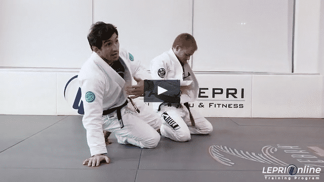 Back Take Attempt from Turtle Position to Collar Choke