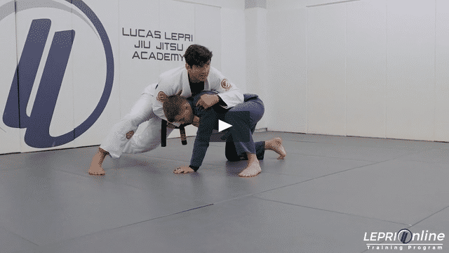 Single/Double Leg Takedown Counter to Clock Choke
