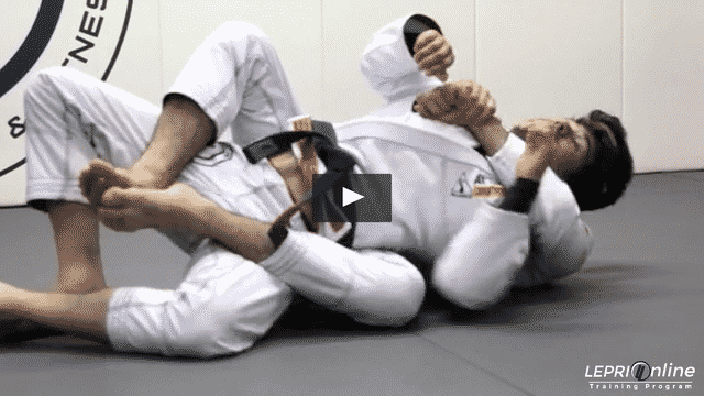 Back Take to Bow and Arrow Choke when an Opponent Defends by Rolling