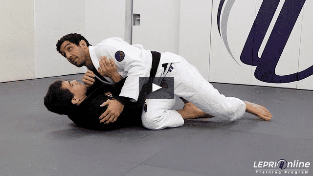 De La Riva Sweep when Opponent Reacts to Knee Cut Pass