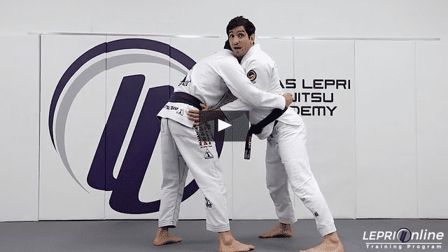 Clinch Defense to Hip Throw to Knee on Belly