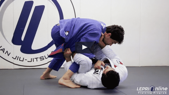 De La Riva with Lapel Grip Back Roll Sweep to Side Control