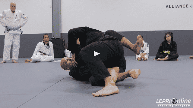 Leg Shuffle to Knee Cut to Side Control When Opponet Underhooks