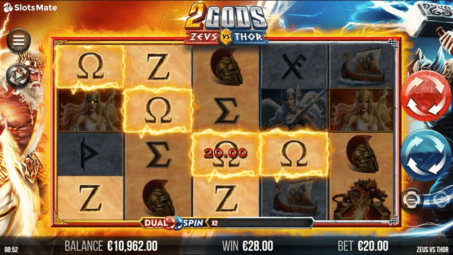 2 Gods Zeus Versus Thor Using the optional “Autoplay” feature.