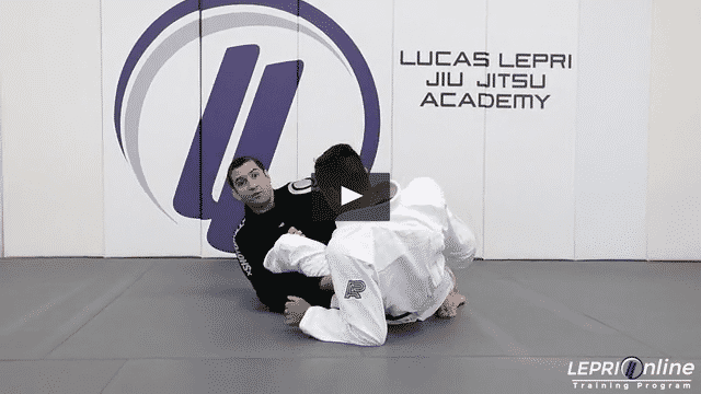 Straight Ankle Lock When in De La Riva