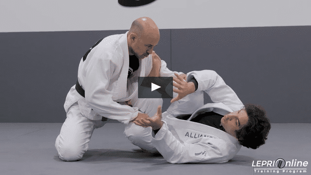 Spider Guard with Revese De La Riva Sweep to Knee Cut to Variation