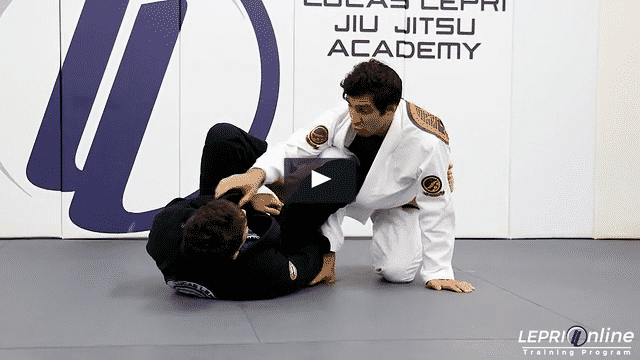 Lapel Control Sweep Counter with Deep Half Guard to Back Take