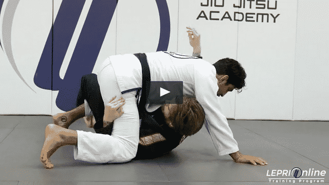 Single Leg Counter to Deep Half Guard Escape to Side Control