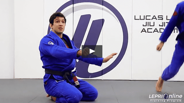 Guard Pull Defense Variation with Hand On Hip to Side Control