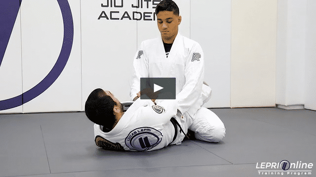 Closed Guard to Cross Collar Choke by Isolating the Arm
