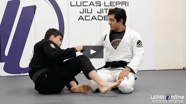 Straight Ankle Lock Escape from 50/50 Guard to Side Control Variation