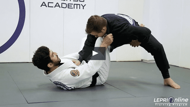 Guard Pull with Lapel Control to De La Riva with Lapel Control to Sweep or Back Take