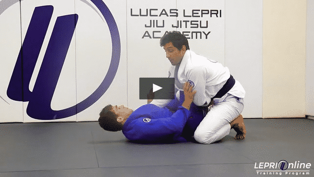 De La Riva Sweep Attempt to Leg Trip or Leg Drag