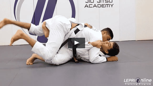 Half Guard to Guard Recomposition Using a Butterfly Hook