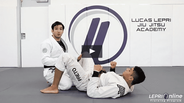 Triangle Defense by Pushing on Hip