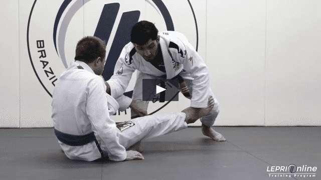 Cross-Collar Grip to Ankle Pick Sweep from Open Guard