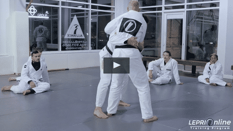 Self-Defense to O-Goshi Hip Throw to Knee On Belly