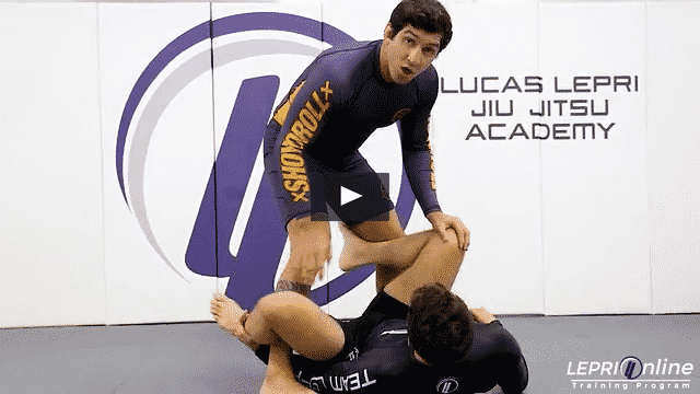 Guard Pass when Opponent Controls Own Shin and Leg to Kata Gatame