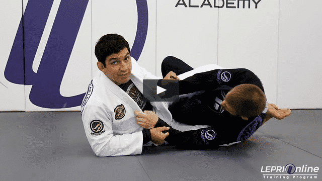 Closed Guard to Hip Sweep to Knee Cut