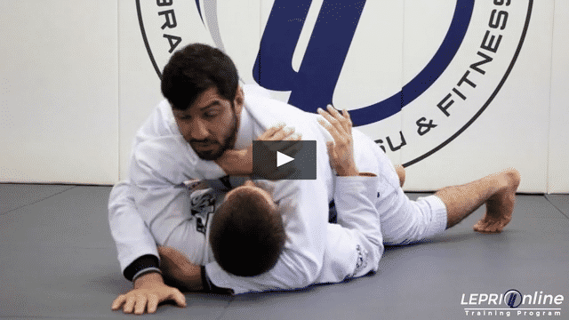 Half Guard Escape to Cross Choke Submission