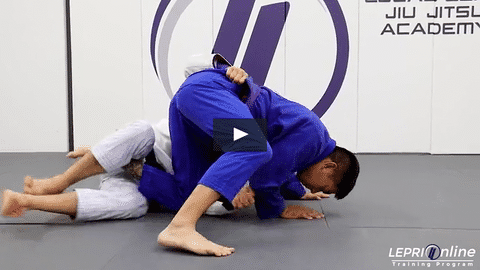 Half Guard Pull to Sweep to Side Control