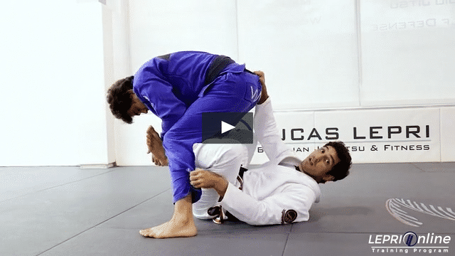 Guard Pull to Armbar Attempt to Ouchi Gari from the Back to Back Take