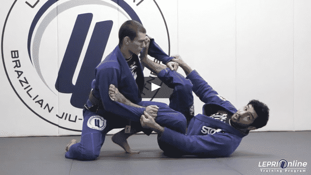 Spider and Reverse De La Riva Guard Sweep Against an Opponent on One Knee